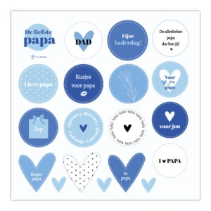 Stickervel De Liefste Papa