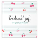 Fyllbooks Afscheidsboekje Voor Juf 35 Kinderen Kersjes (1)