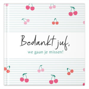 Fyllbooks Afscheidsboekje Voor Juf 35 Kinderen Kersjes (1)