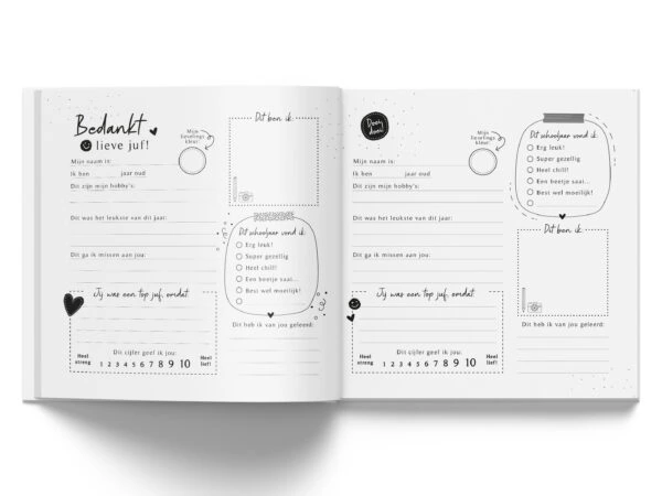 Fyllbooks Afscheidsboekje Voor Juf 35 Kinderen Binnenkant Hardcover (3)
