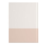 Mockup A5 Hardcover Mama Fade Beige Roze Achterkant