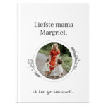 Mockup A5 Hardcover Mama Foto Zwart Wit Met Foto
