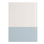 Mockup A5 Hardcover Papa Fade Beige Blauw Achterkant