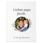 Mockup A5 Hardcover Papa Foto Zwart Wit