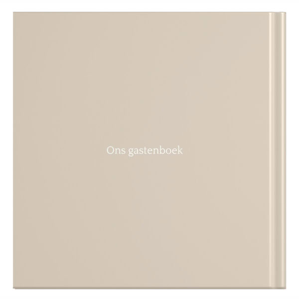 Ontwerp Je Eigen Gastenboek Bruiloft Beige Names 20 Tot 196 Personen (1)