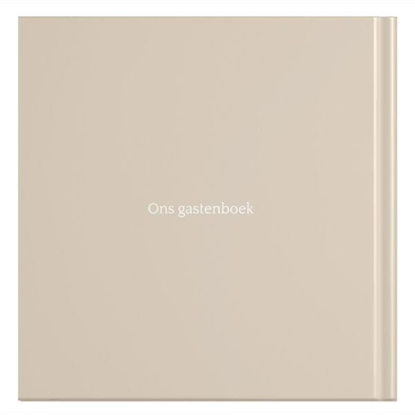 Ontwerp Je Eigen Gastenboek Bruiloft Beige Names 20 Tot 196 Personen (1)