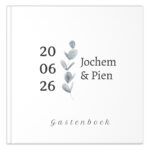 Ontwerp Je Eigen Gastenboek Bruiloft Botanical 20 Tot 196 Personen (1)