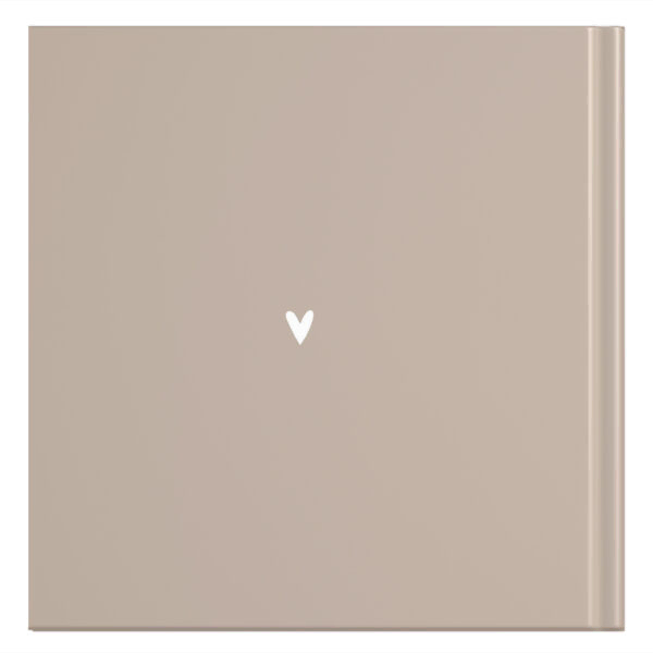 Ontwerp Je Eigen Gastenboek Bruiloft Modern Date Taupe 20 Tot 196 Personen (1)