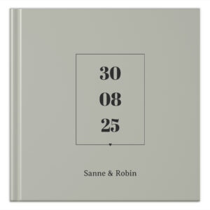 Ontwerp Je Eigen Gastenboek Bruiloft Olive Green 20 Tot 196 Personen (2)