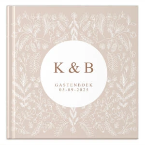 Ontwerp Je Eigen Gastenboek Bruiloft Sweet Nature 20 Tot 196 Personen (1)