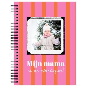Ontwerp Je Eigen Notitieboek A5 Mama Is De Allerliefste (1)