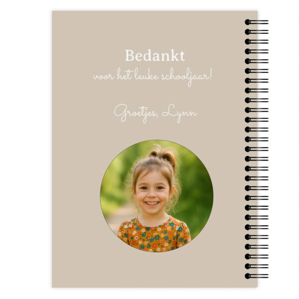Juf Boekje Achterkant Met Foto