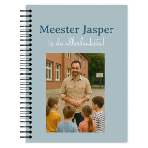 Meester Boekje Voorkant Met Foto