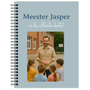 Meester Boekje Voorkant Met Foto