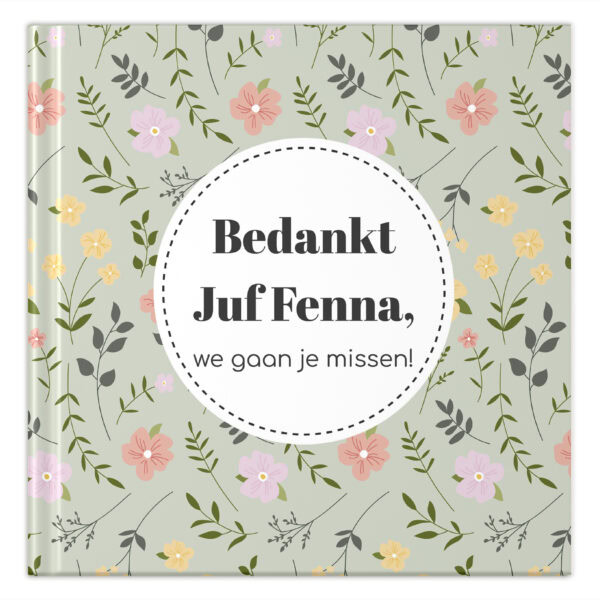 Ontwerp Je Eigen Afscheidsboekje Voor Juf Flowergarden 20 Tot 40 Kinderen (2)