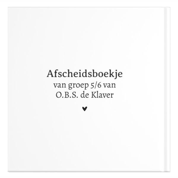 Ontwerp Je Eigen Afscheidsboekje Voor Juf Photo Monochrome 20 Tot 40 Kinderen (1)