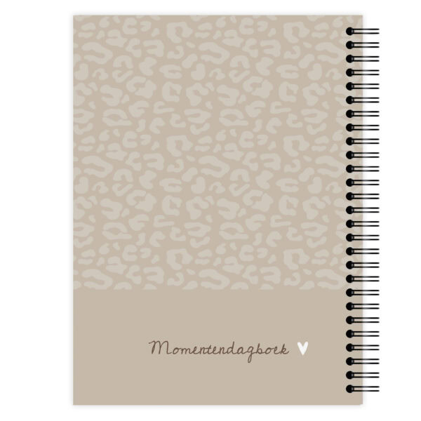Ontwerp Je Eigen Een Moment Per Dag Dagboek Taupe Leopard (2)