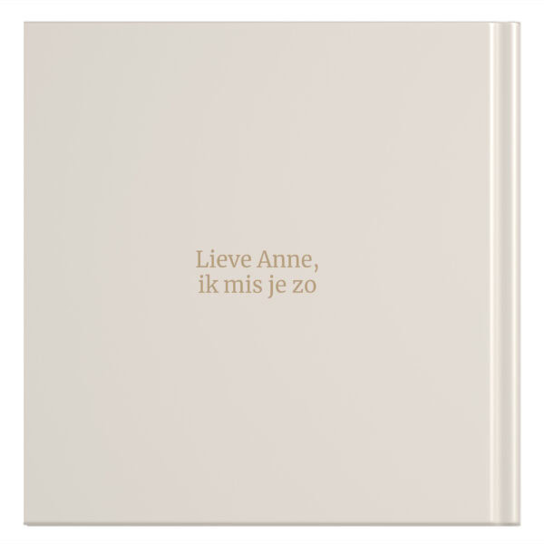 Ontwerp Je Eigen Ik Mis Je Zo Herinneringsboek Beige Flowers (2)