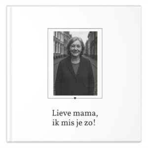 Ontwerp Je Eigen Ik Mis Je Zo Herinneringsboek Photo Monochrome (1)
