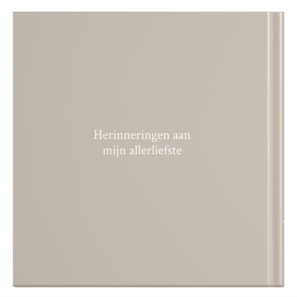Ontwerp Je Eigen Ik Mis Je Zo Herinneringsboek Taupe Dandelions (1)