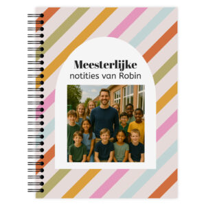 Ringband A5 Voorkant Meesterlijke Notities Met Foto