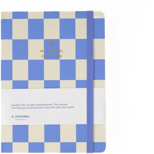 A-Journal schoolagenda 2025-2026 - Checkered Lavender
