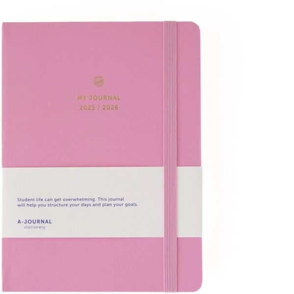A-Journal schoolagenda 2025-2026 - Pink