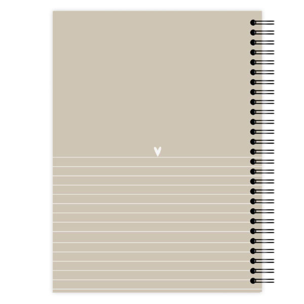 Jaaragenda Beige Stripes Achterkant