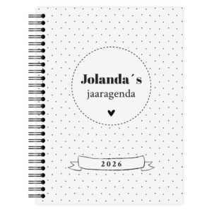 Jaaragenda Dots Monochrome Voorkant