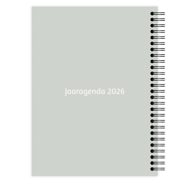 Jaaragenda Your Logo Achterkant