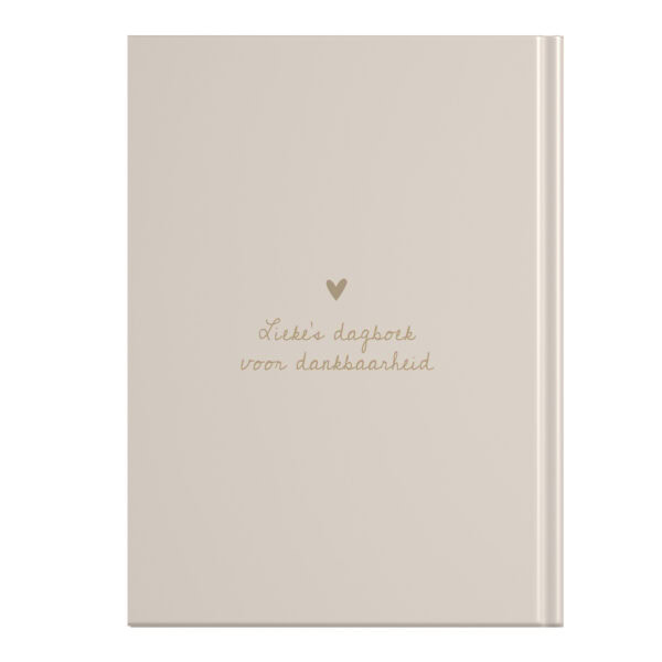 Mockup Achterkant Dagboek Voor Dankbaarheid Flower Chique