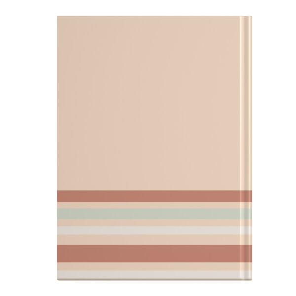 Mockup Achterkant Dagboek Voor Dankbaarheid Stripes