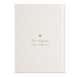 Mockup Achterkant Dagboek Voor Selfcare Flower Chique