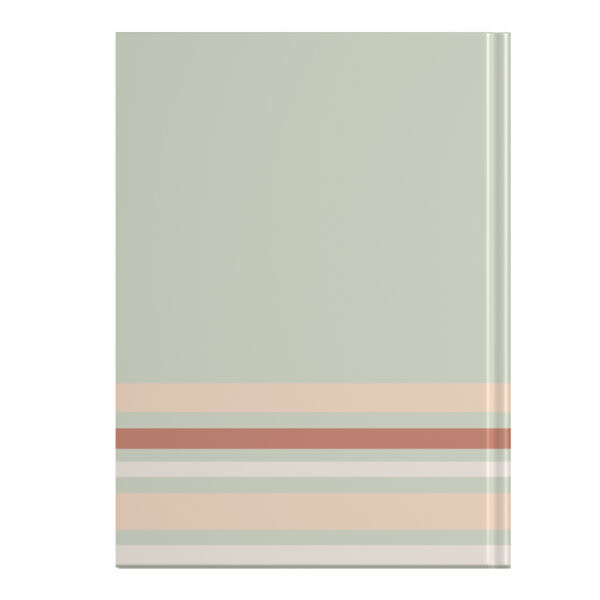 Mockup Achterkant Dagboek Voor Selfcare Stripes