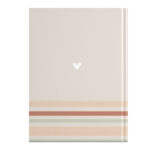 Mockup Achterkant Dagboek Voor Zelfliefde Stripes