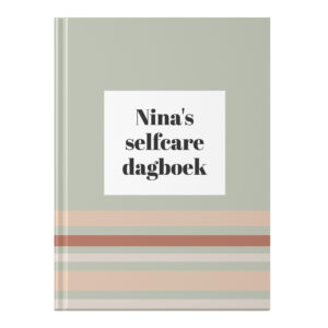 Mockup Dagboek Voor Selfcare Stripes