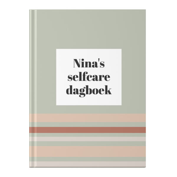 Mockup Dagboek Voor Selfcare Stripes