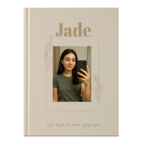 Mockup Dagboek Voor Zelfliefde Camel Beige