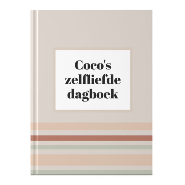 Mockup Dagboek Voor Zelfliefde Stripes