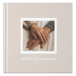 Mockup Voorkant Condoleance Boek Photo Sand
