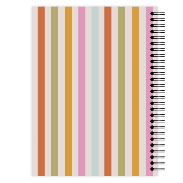 Bucketlistboek Koppels Achterkant Rainbow Stripes