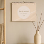 Familieplanner Beige