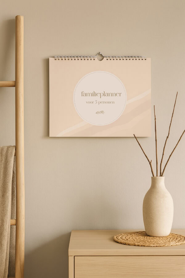 Familieplanner Beige