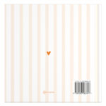 Gastenboek Guestbook Mandarin Stripes Achterkant