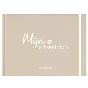 Schoolfotoboek Beige