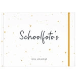 Schoolfotoboek Dots Okergeel