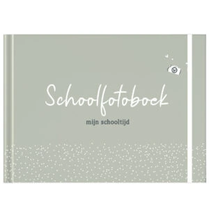 Schoolfotoboek Olijfgroen