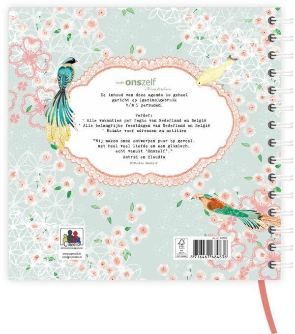 Familie agenda 2026 - Sweet Birds - Afbeelding 3