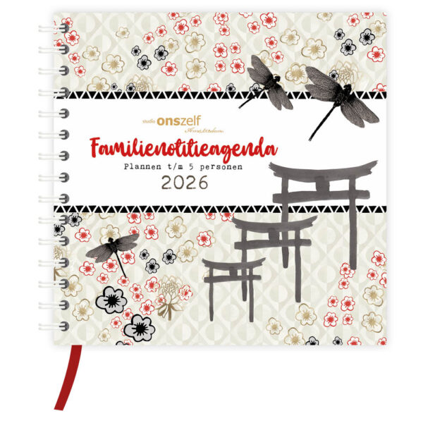 Familie agenda 2026 - Japanese Blossom
