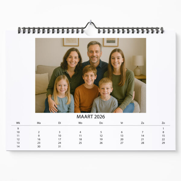 Maandkalender Dots A4 Maa